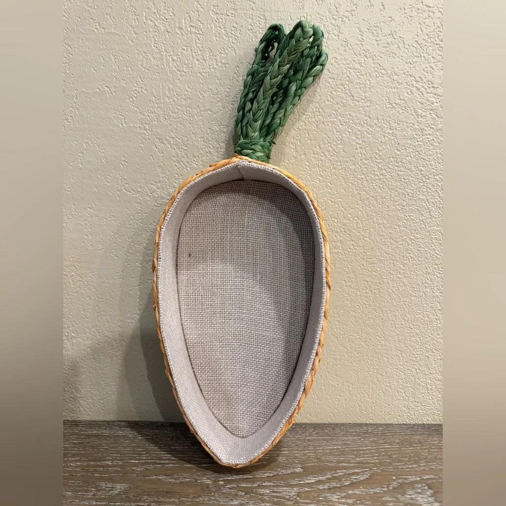 Target Bullseye Playground Easter Orange Carrot Shaped Basket
